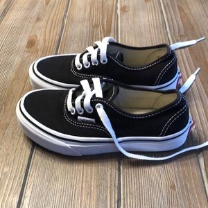 Kids black vans